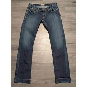 Buckle BKE Womens Blue Starlite Stretch Denim Bootcut Jeans Size 28X31.5